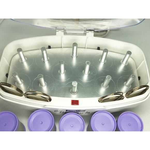 Conair More Big Curls Hot Curlers Jumbo Rollers with Clips Tested Model CHV12N - Picture 7 of 16